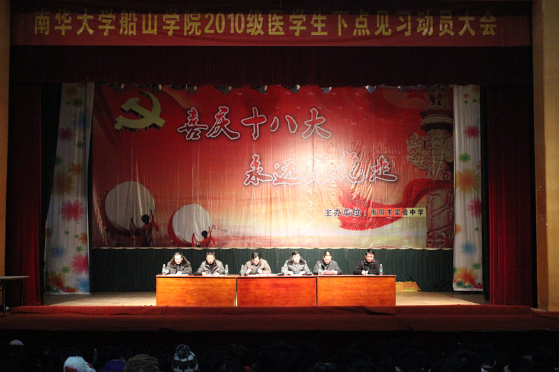 beat365体育官方网站2010级医学生下点见习动员大会顺利召开